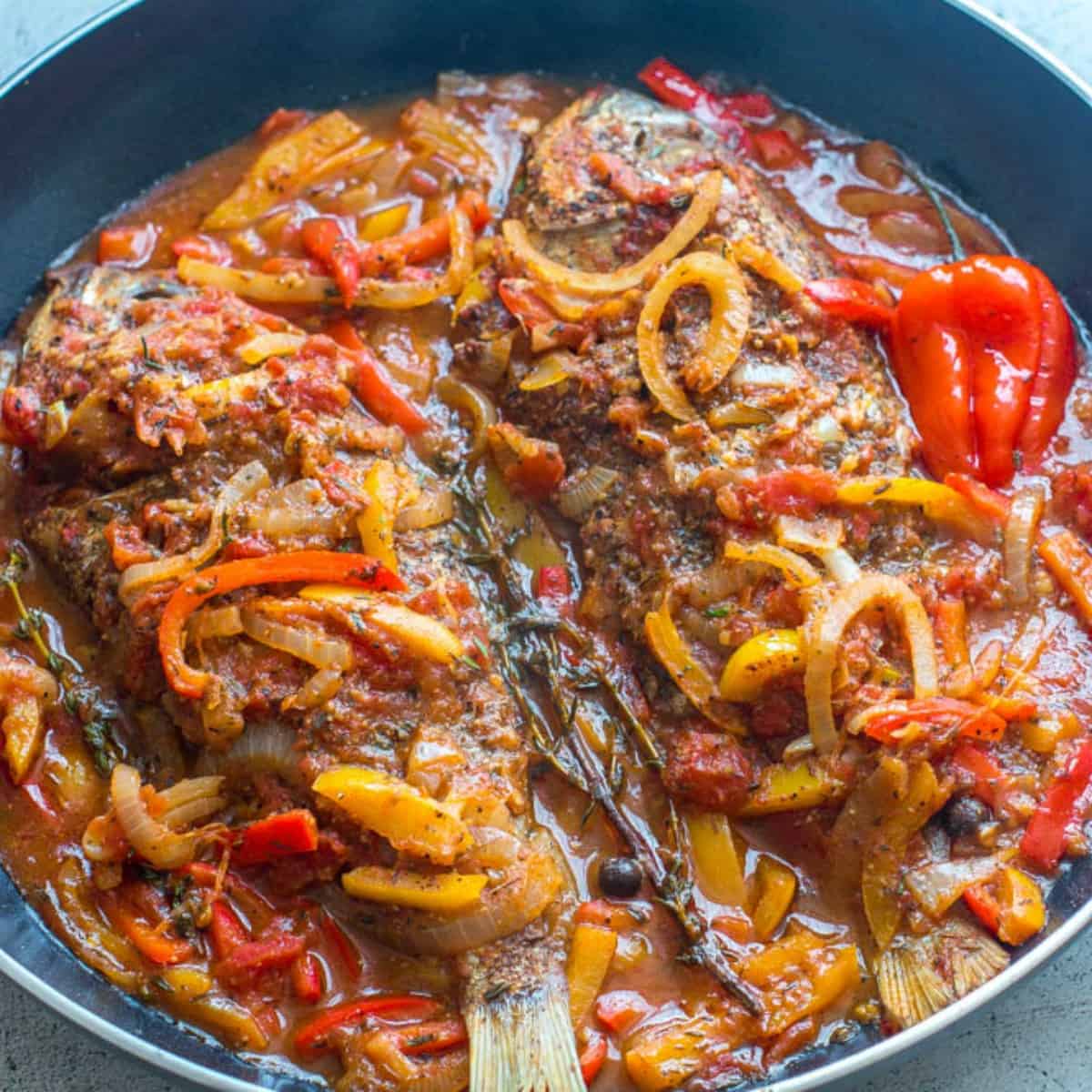 Afrobeats Stewed Fish
